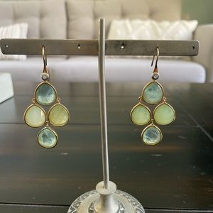 Henri bendel stone drop earrings
